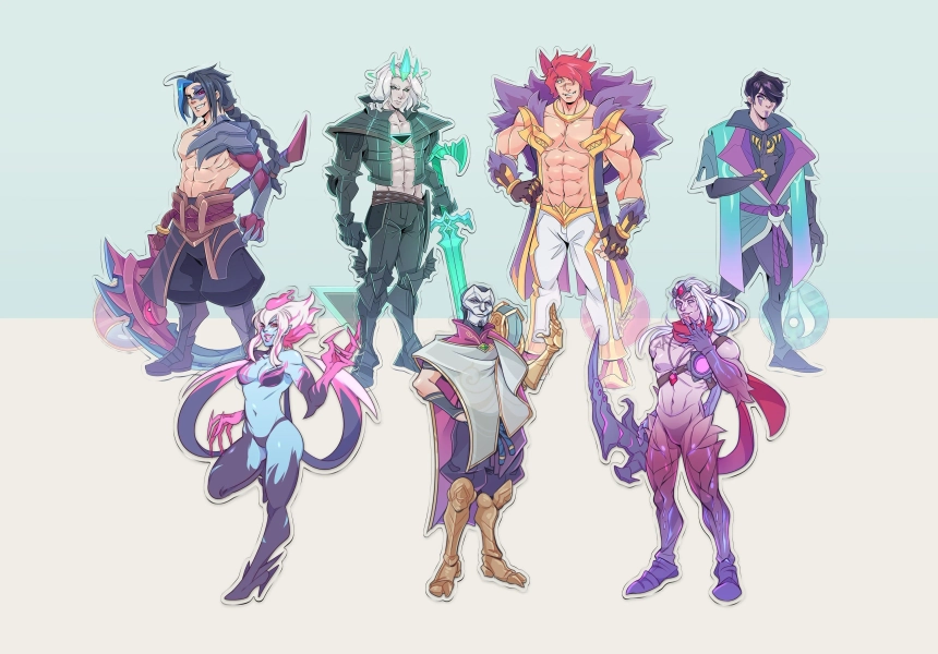 League of Legends Acrylic Standee
