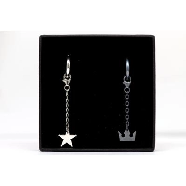 Crown and Star Earrings