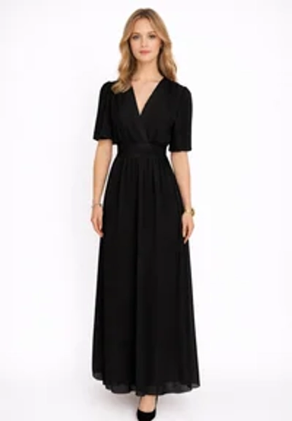 ELARA FREIZEITKLEID FREIZEITKLEID - Maxi-jurk - schwarz