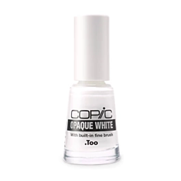 Pigmented ink opaque white Copic brush 6ml