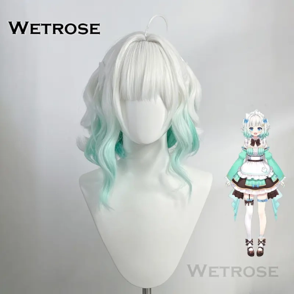 [Wetrose] Vtuber Mint Fantome Ghost Maid Outfit Cosplay Costume Minto