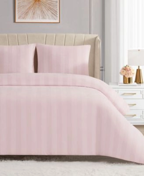  Jenny Velour Striped Jacquard 2-Pc. Comforter Set, Twin/Twin XL