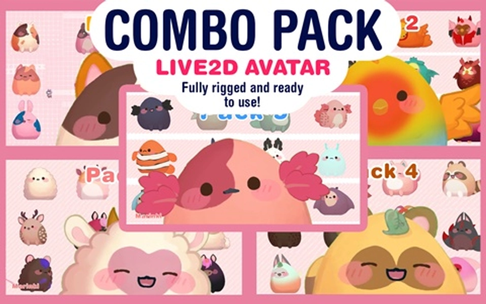 Customizable Vtuber - Blop Combo Pack 