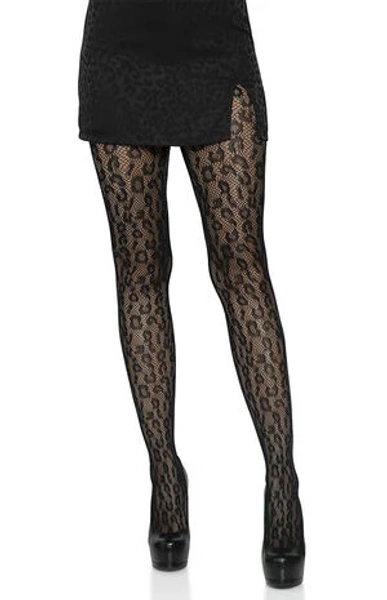 Leg Avenue Leopard Net Tights | Pacsun