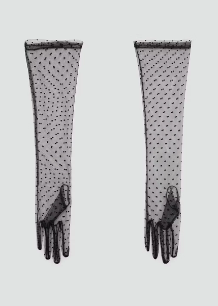 Semi-transparent lunar gloves - Women | MANGO USA