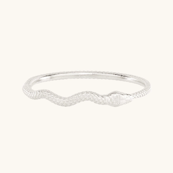 Sylvie Silver Snake Stacking Ring