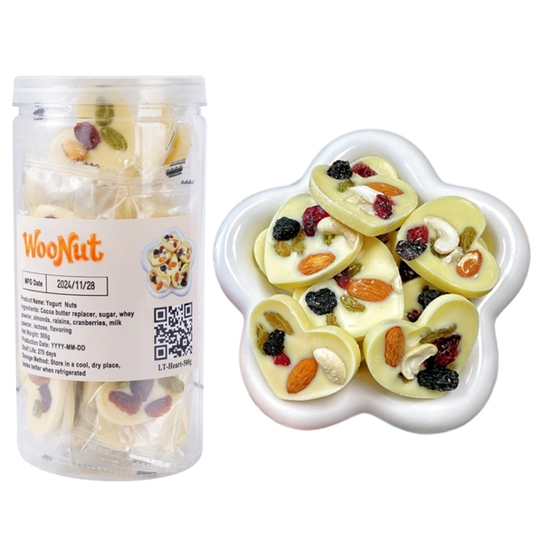 WooNut Ready-to-eat Yogurt Pie Almond Raisins Cranberries Delicious Office Snack Nuts Dried Fruit CO | Shopee Philippines