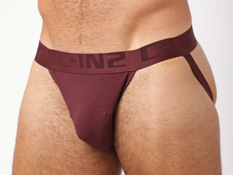C-IN2 Trans-Dry Jock Burgundy Red