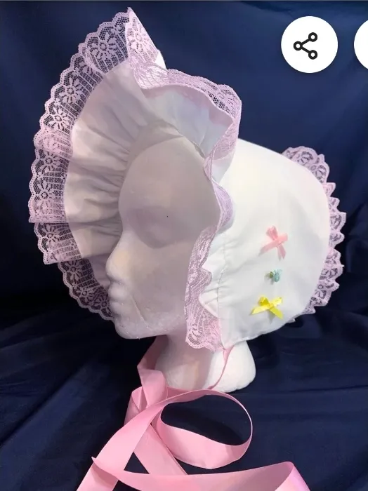 Baby's Second Bonnet - MyBinkiesnBows