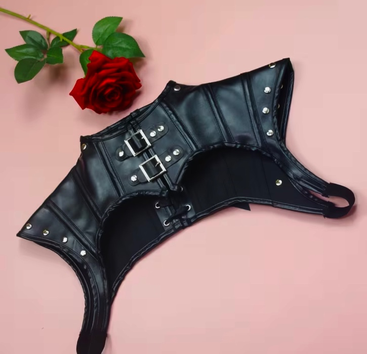 Leather cape