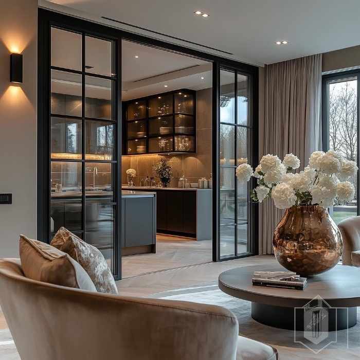 Kitchen Glass Doors