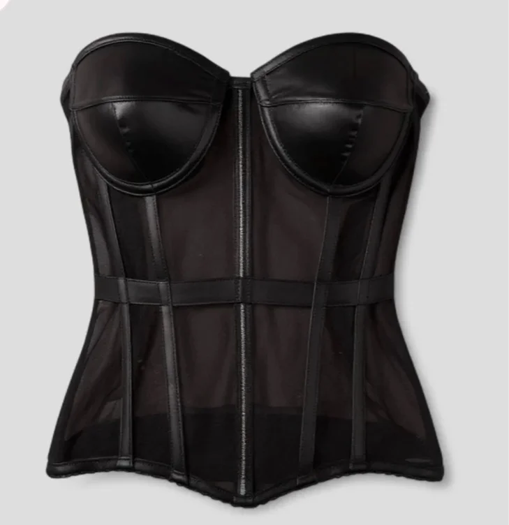 Black Sheer Sculpt Corset 
