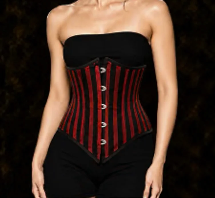 Brocade Lined Underbust Steel Boned Corset
