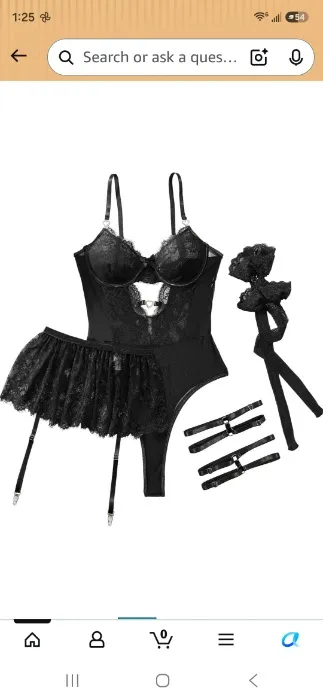 Lilosy Sexy Lingerie Set 3 Piece 