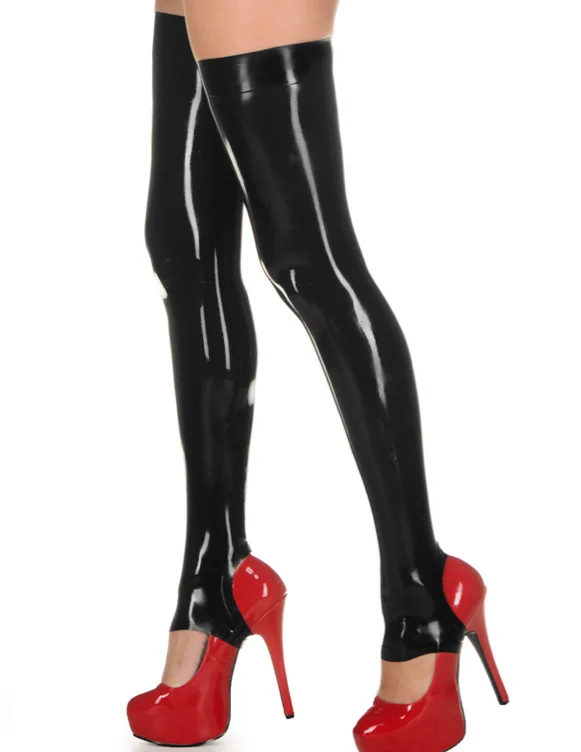 Latex Stirrups thigh-high