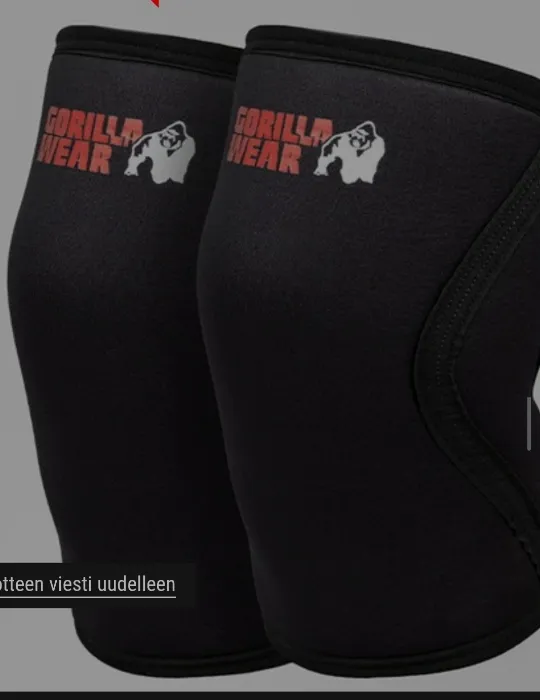 Osta 5 MM Knee Sleeves, Black, S | Fitnesstukku.fi