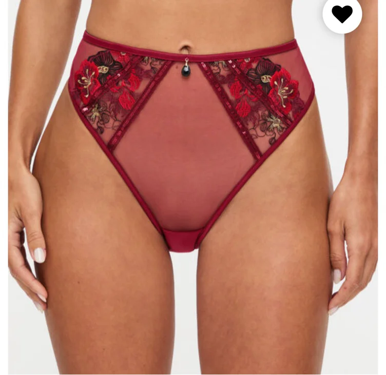 Shimmering High Waist Brazilian