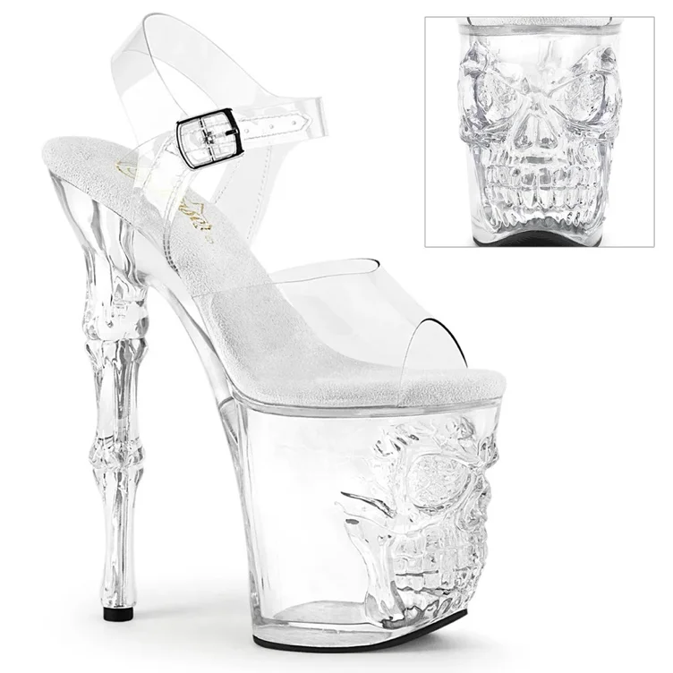 Pleasers Skull 14inch Heels