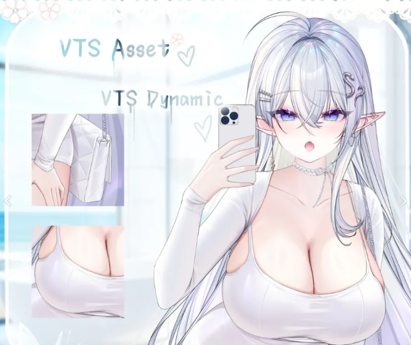 VTuber向け【VTSダイナミックペンダント｜VTuber配信アクセサリー】自撮り(All versions) - Eros Atelier - BOOTH