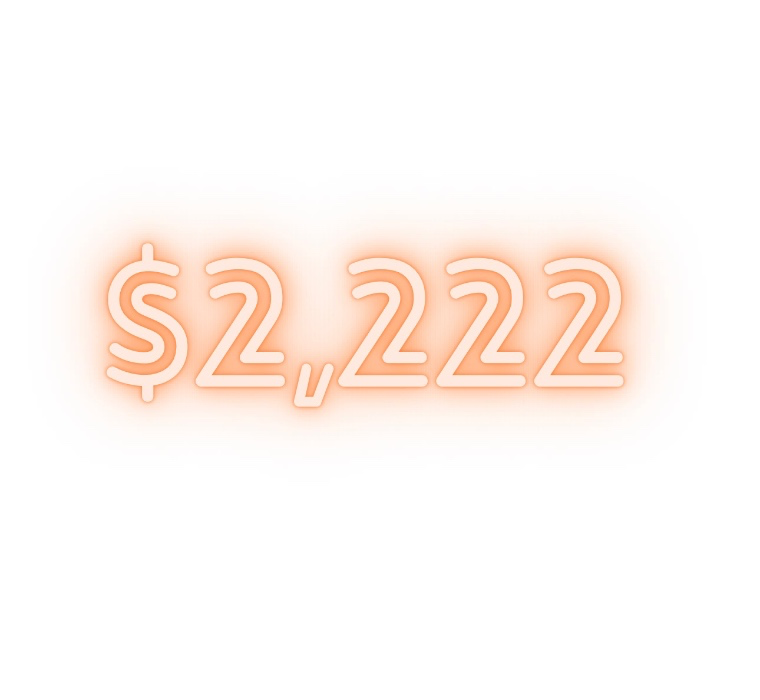 $2,222