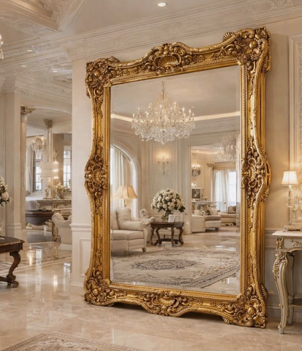 Ornate Gold Mirror