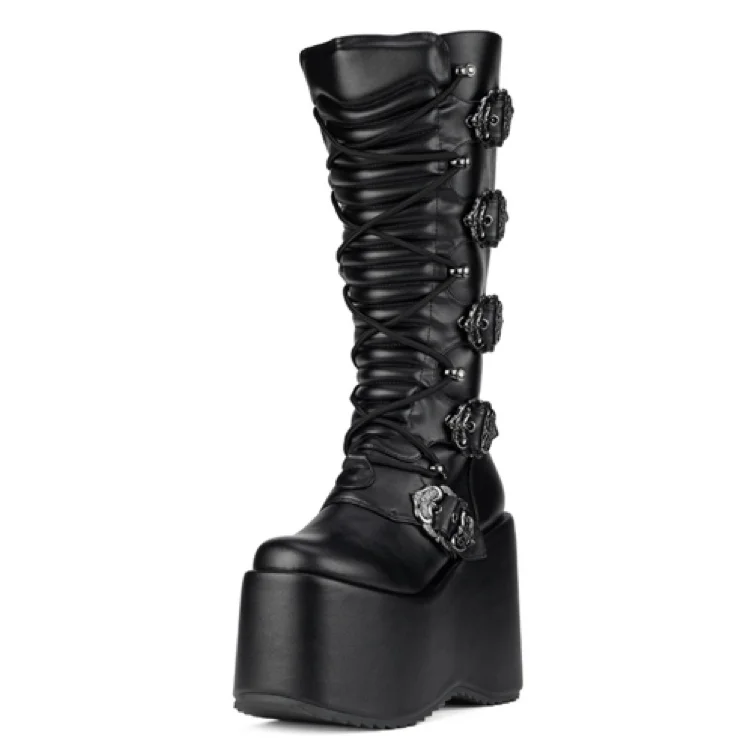 Boots à plateformes 