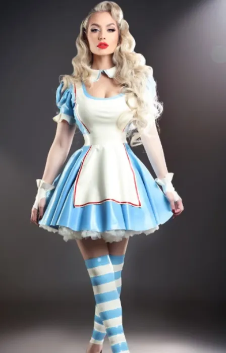 Alice latex cosplay