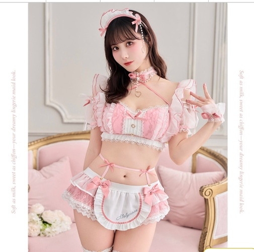 Malymoon Milk Chiffon Maid Outfit 