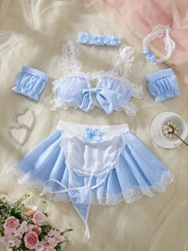 Playful Lingerie Blue