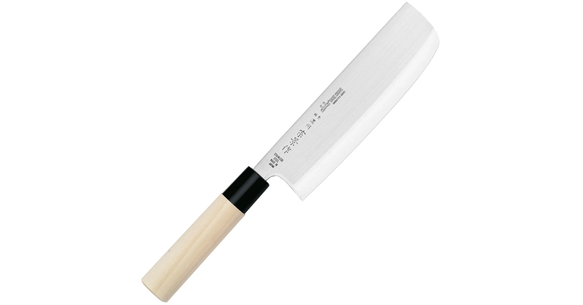 TSUBAZO Japán Szakácskés - Nakiri - 18 cm