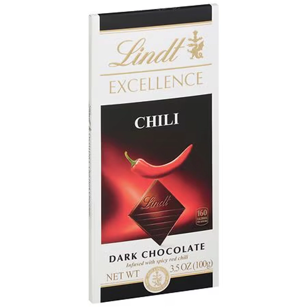 Lindt Excellence Bar Dark Chocolate Chili