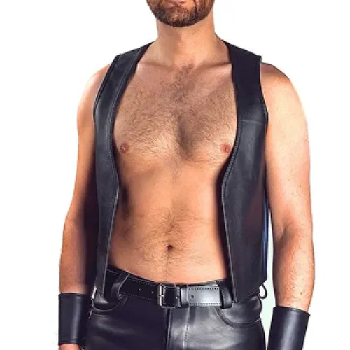 Mister B Leather Muscle Vest