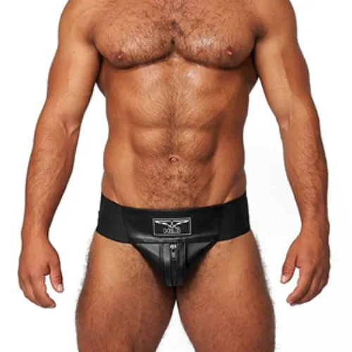 Mister B Leather Jockstrap - Black