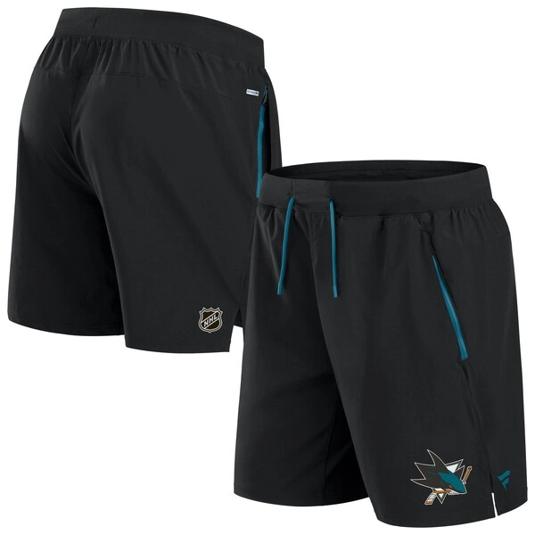 Men's San Jose Sharks  Fanatics Black Authentic Pro Rink Performance Shorts