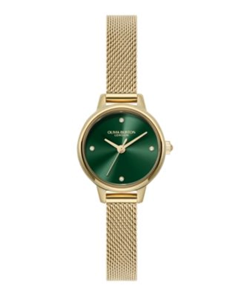 Women's Mini Classic Gold Tone Stainless Steel Mesh Bracelet Watch, 23mm