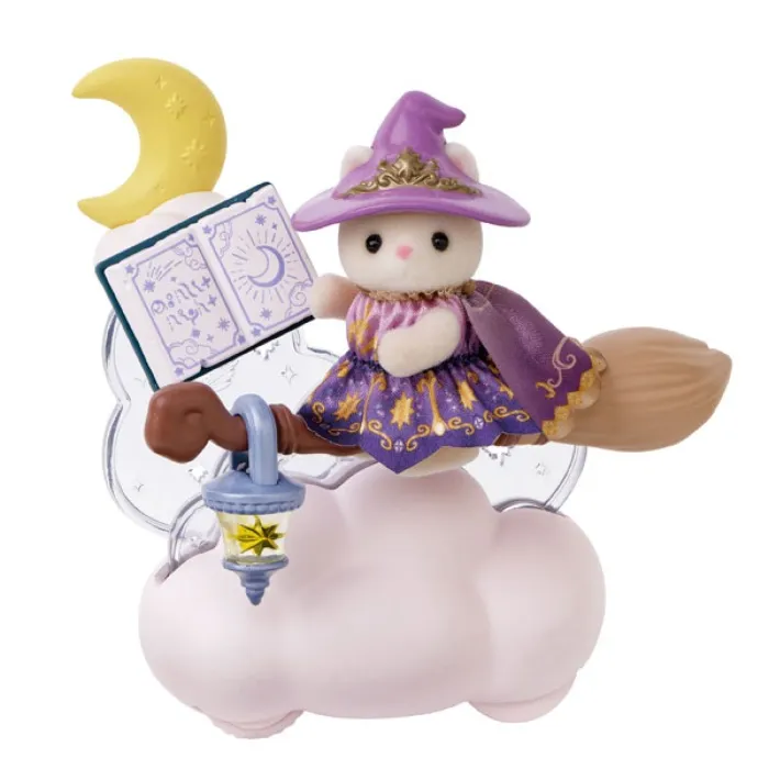Sylvanian Families Little Tales Collection Broom Flying on a Moonlit Night