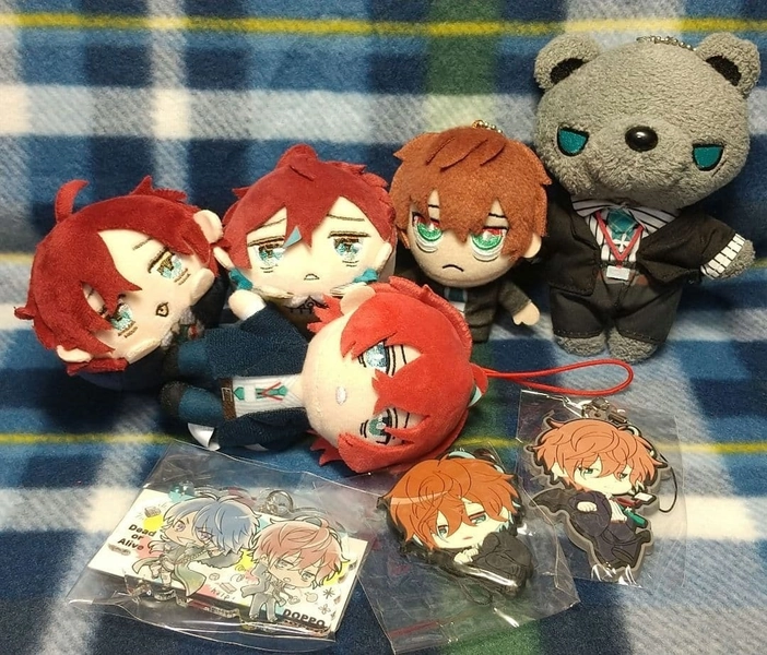 Hypnosis Mic DOPPO KANNONZAK Plush Mascot Keychain set of 8 Japan