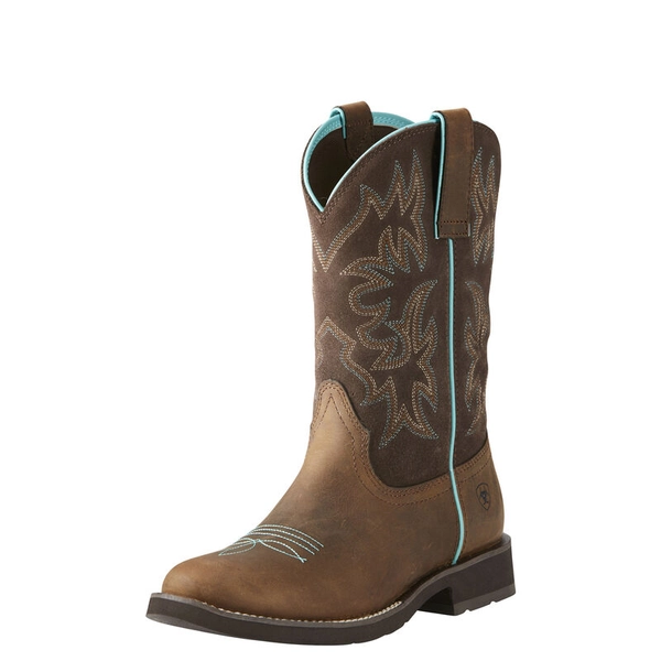 Delilah Round Toe Western Boot