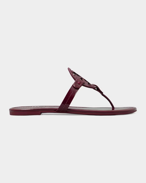Miller Logo Leather Sandals