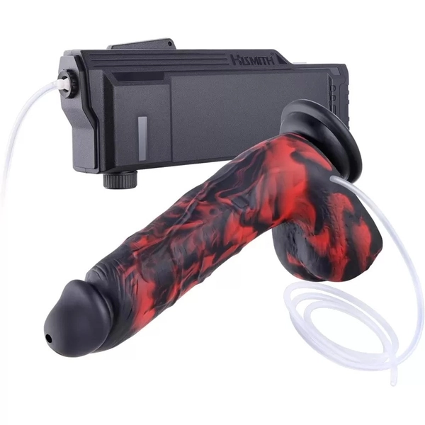 Squirting Dildo & Automatic Lube Launcher Set HiSmith HSW02-M-TZ