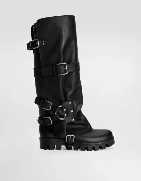 Rubber and leather boot DG