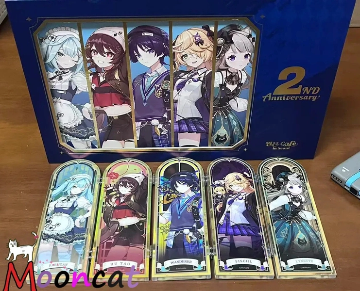 Wanderer & Others Acrylic Stand + Card Set Gift Box | Genshin Impact Official