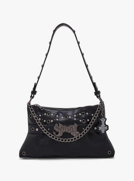Ghost Stud Chain Shoulder Bag