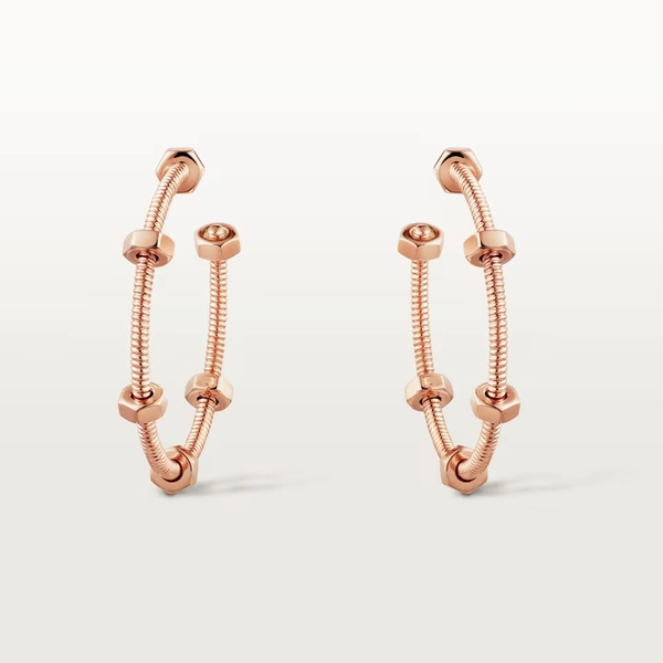 Ecrou de Cartier hoop earrings