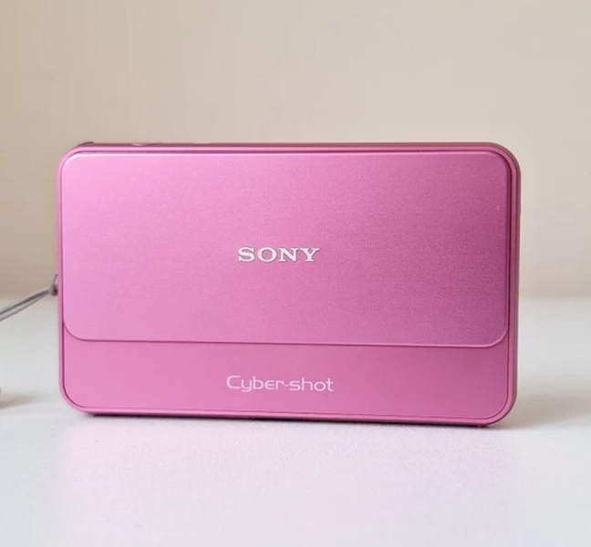 Sony Cyber Shot DSC-T99 14.1MP 4x Optical Zoom Digital Camera Pink/Black/Silver