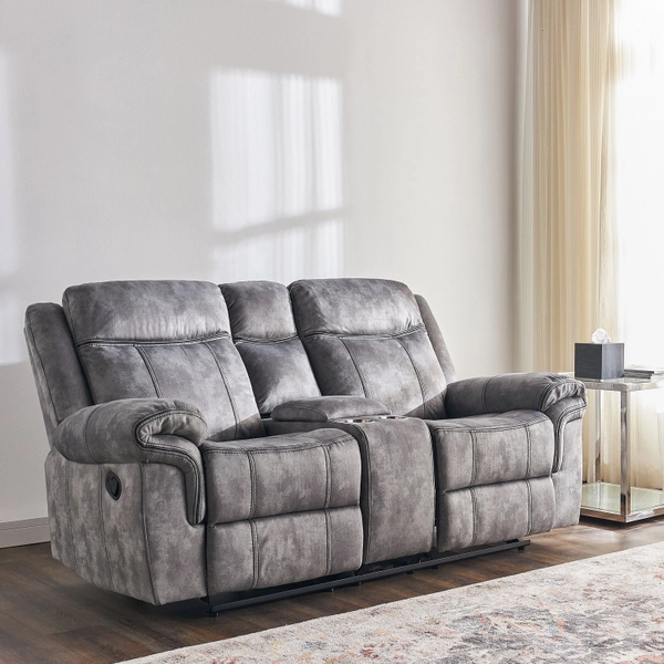 Layton 2-Seater Fabric Recliner