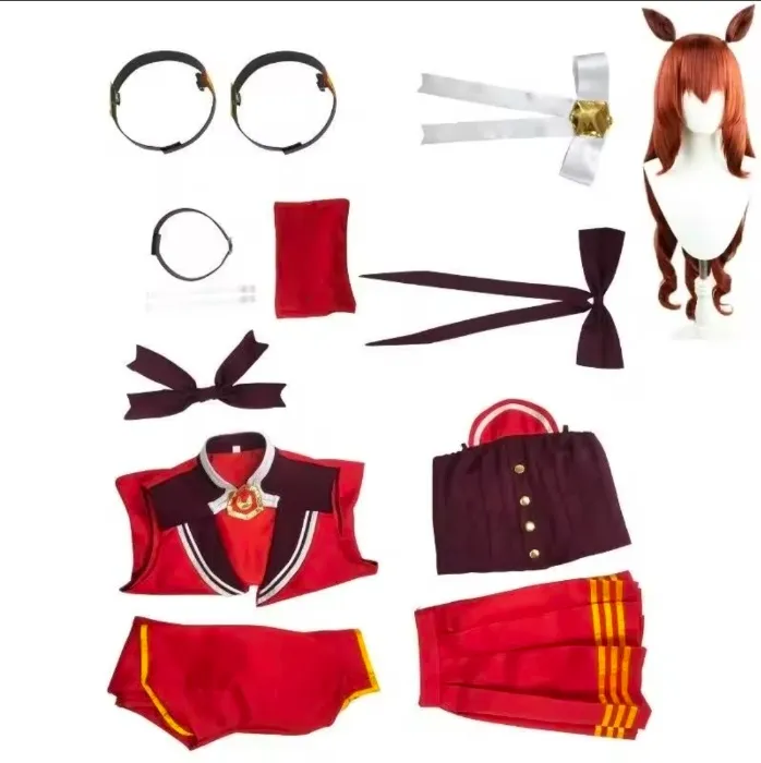 He encontrado esto en AliExpress:  Disfraz de Cosplay de Anime Uma Musume Pretty Derby Maruzensky, Traje Ganador para Halloween, Carnaval, Juego de Roles, Ropa para Mujer https://a.aliexpress.com/_mOAhWtl