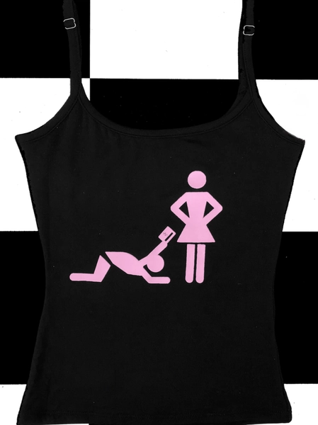SWEET LORD O'MIGHTY! GIVE GIRLS MONEY CAMI IN BLACK