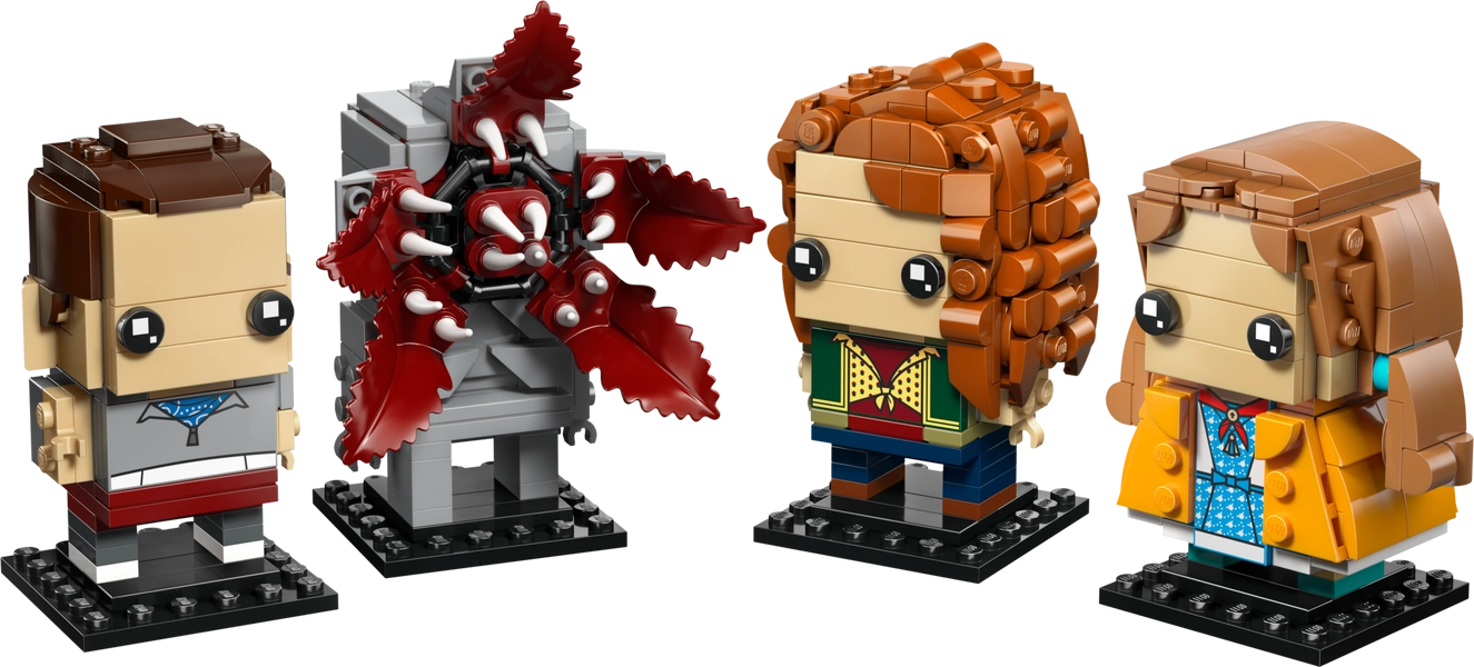 Eleven, Max, Demogorgon and Holly Figures