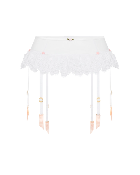 Clarissa Suspender in White | By Agent Provocateur - 2 size